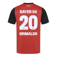 Moški Nogometni dresi Bayer Leverkusen Alejandro Grimaldo #20 Domači 2024-25 Kratek Rokav